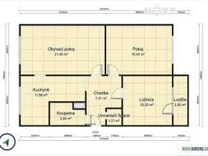 Pronájem bytu 3+1, Šumperk, Březinova, 77 m2