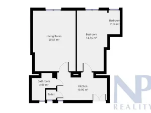 Pronájem bytu 2+kk, Praha - Vinohrady, Boleslavská, 54 m2