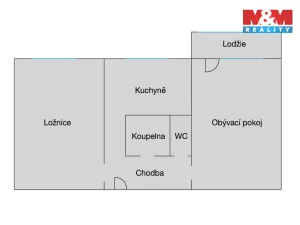 Prodej bytu 2+1, Karviná - Mizerov, Tyršova, 48 m2