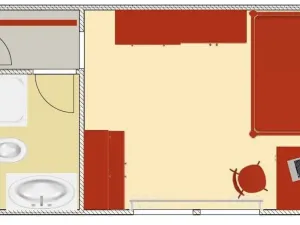 Pronájem bytu 1+kk, Praha - Písnice, Na okruhu, 20 m2