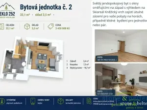 Prodej bytu 2+kk, Vrchlabí, Peklo, 55 m2