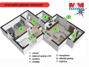 Prodej bytu 3+kk, Havlíčkův Brod, Masarykova, 60 m2