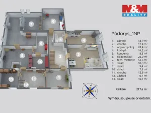 Prodej zemědělské usedlosti, Dobrná, 383 m2