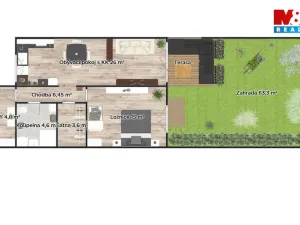 Prodej bytu 2+kk, Nehvizdy, Pražská, 60 m2