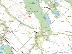 Prodej pole, Dřísy, 8020 m2
