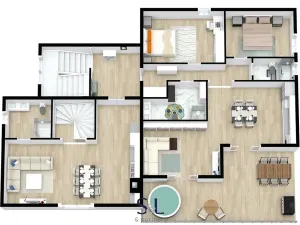 Prodej bytu 3+kk, Zaton, Chorvatsko, 98 m2