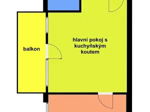 Pronájem bytu 2+kk, Pohořelice, Znojemská, 52 m2