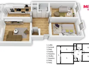 Prodej bytu 3+1, Beroun - Beroun-Město, Košťálkova, 79 m2
