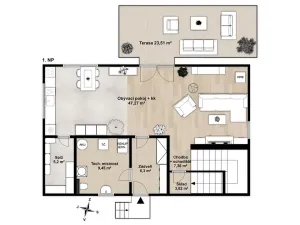 Prodej rodinného domu, Peruc, 150 m2