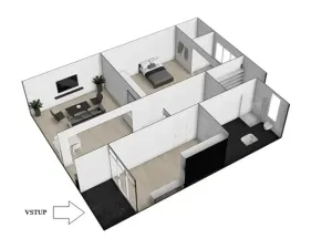 Pronájem bytu 2+kk, Rajhrad, Vrázova, 80 m2
