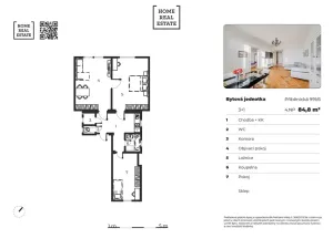 Prodej bytu 3+kk, Praha - Žižkov, Příběnická, 85 m2