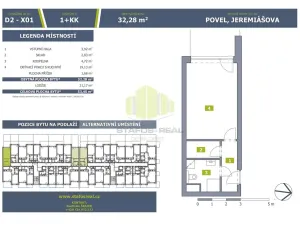 Prodej bytu 1+kk, Olomouc, Jeremiášova, 32 m2