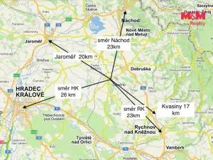 Pronájem bytu 2+kk, Opočno, Baštecká, 50 m2