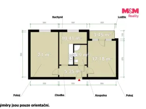 Pronájem bytu 2+1, Rokycany - Střed, Josefa Knihy, 57 m2
