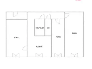 Prodej bytu 3+1, Ústí nad Labem - Mojžíř, Jindřicha Plachty, 79 m2