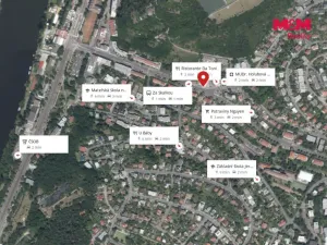 Pronájem bytu 1+kk, Praha - Podolí, Dvorecká, 50 m2