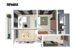 Prodej bytu 2+kk, Praha, Velvarská, 55 m2