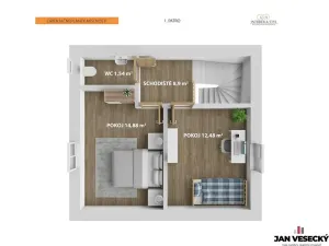 Prodej chaty, Krňany, 84 m2