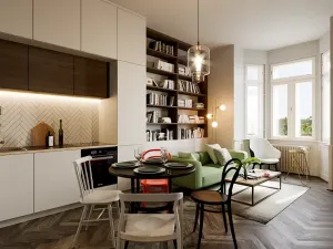 Pronájem bytu 2+kk, Praha - Vršovice, 57 m2