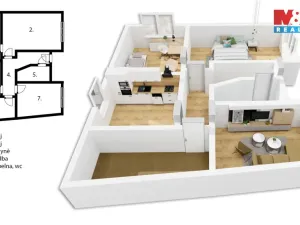 Prodej bytu 3+1, Hronov, Jiráskova, 73 m2