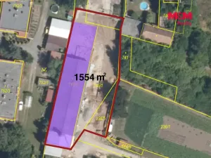 Prodej komerčního pozemku, Semice, 1554 m2
