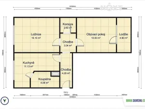 Prodej bytu 2+1, Mohelnice, nám. Kosmonautů, 56 m2
