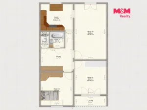 Pronájem bytu 3+1, Nýřany, Benešova třída, 68 m2