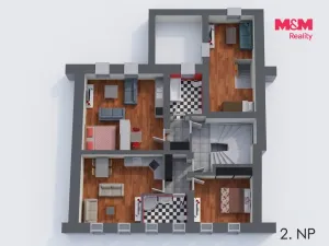 Prodej rodinného domu, Krásno, Náměstí, 348 m2