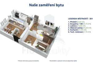 Prodej bytu 2+1, Chotěboř, Hoffmanova, 50 m2