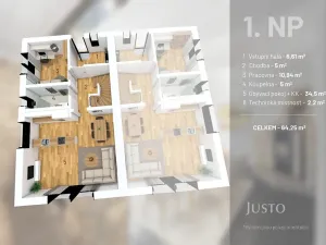 Prodej bytu 5+kk, Včelná, Okružní, 123 m2