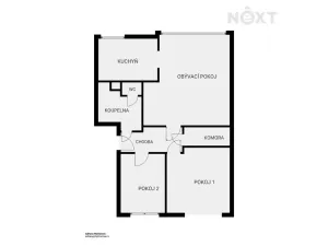 Prodej bytu 3+1, Jaroměř, Smetanova, 72 m2