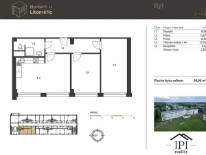 Prodej bytu 3+kk, Mlékojedy, 67 m2