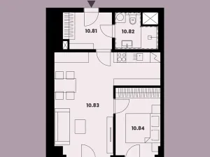 Prodej bytu 2+kk, Brno, Burešova, 53 m2