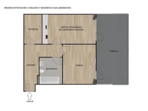Pronájem bytu 2+kk, Brno, třída Generála Píky, 84 m2