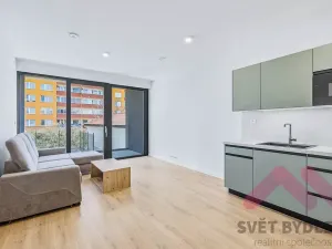 Pronájem bytu 1+kk, Praha - Modřany, Komořanská, 37 m2