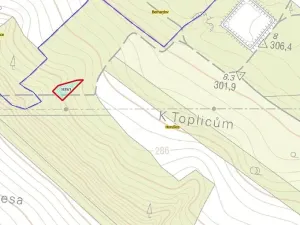 Prodej louky, Horušice, 1217 m2