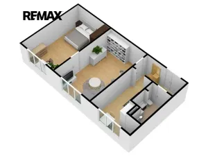 Pronájem bytu 2+1, Rokycany, Josefa Knihy, 59 m2