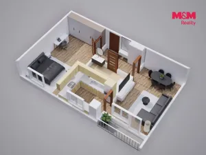Prodej bytu 2+1, Ústí nad Labem - Střekov, Nová, 62 m2