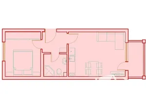Prodej bytu 2+kk, Bjala, Bulharsko, 47 m2