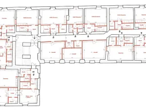 Prodej činžovního domu, Batelov, náměstí Míru, 2200 m2