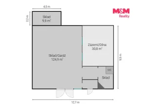 Prodej garáže, Březová nad Svitavou, 135 m2