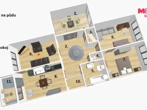 Prodej rodinného domu, Mirotice, Stroupežnického, 98 m2