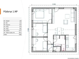 Prodej rodinného domu, Sulice, 80 m2