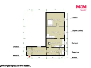 Prodej bytu 3+1, Teplá, Klášterní, 80 m2