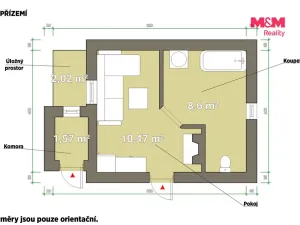 Prodej chaty, Horní Bříza, 53 m2
