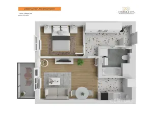 Pronájem bytu 2+kk, Praha - Hostivař, 47 m2