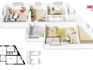 Prodej rodinného domu, Kamenný Most, 86 m2