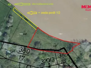 Prodej pole, Žleby - Zehuby, 1040 m2