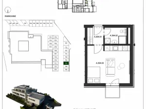 Pronájem bytu 1+kk, Mladá Boleslav, Nad Červenkou, 27 m2