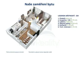 Prodej bytu 2+1, Chotěboř, Hoffmanova, 50 m2